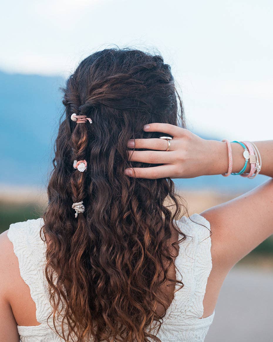 Shimmer Hair Tie Bracelets: Medium