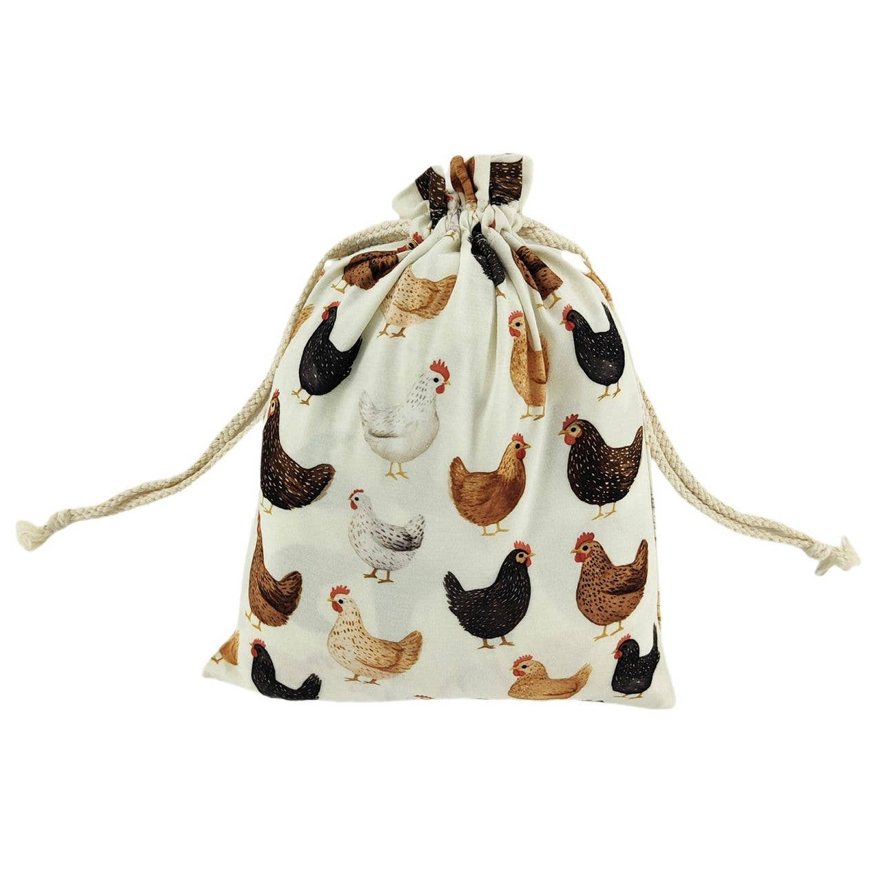 Backyard Chickens Bamboo Crib Sheet