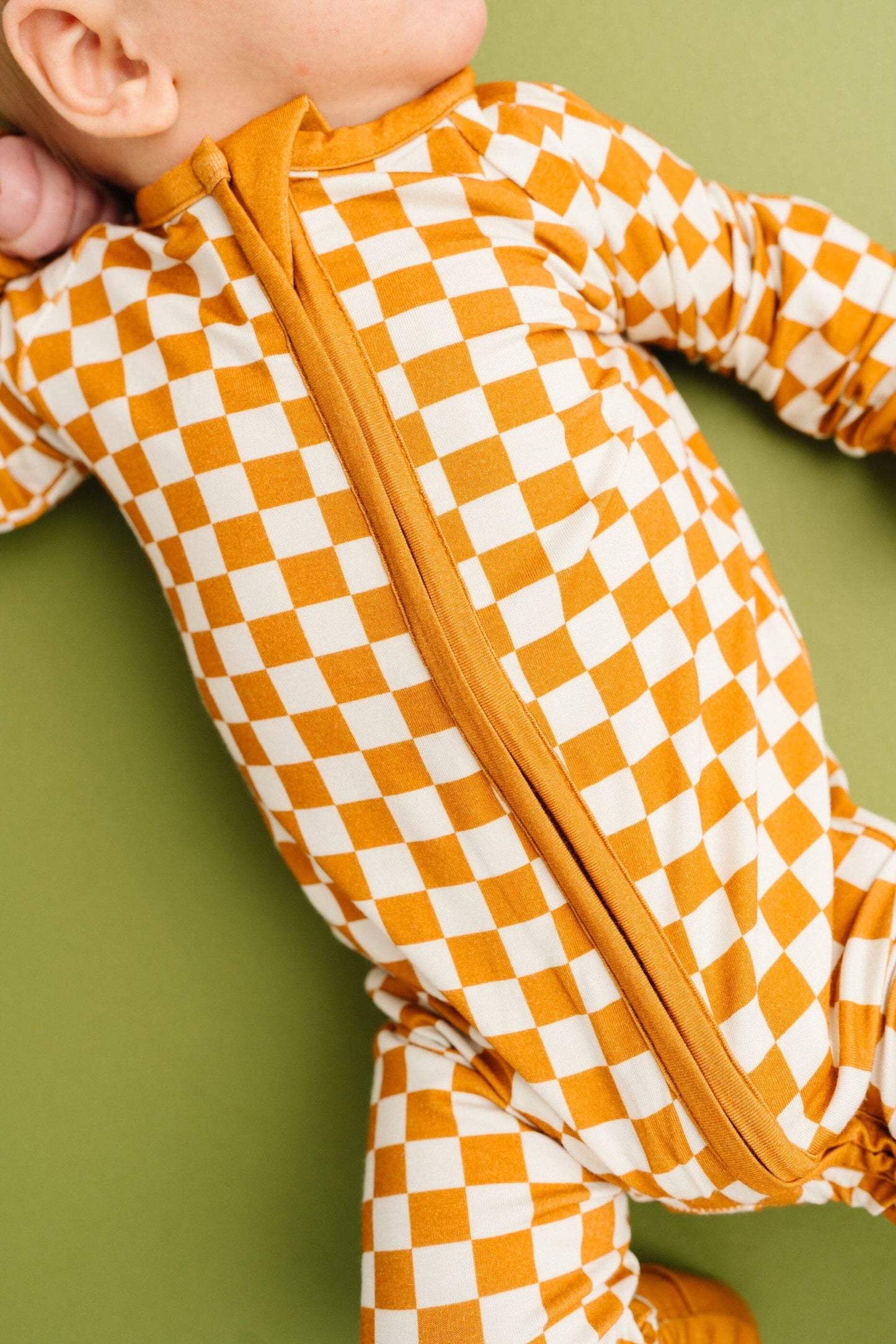 Checkerboard Charm Bamboo Sleeper
