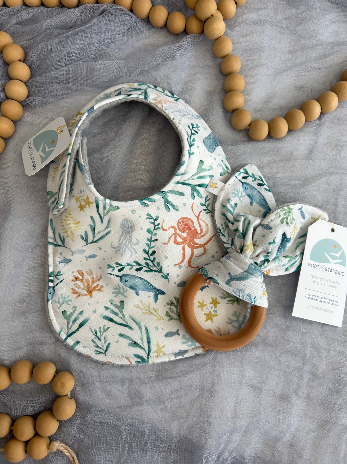 Enchanted Sea Life Crinkle teether