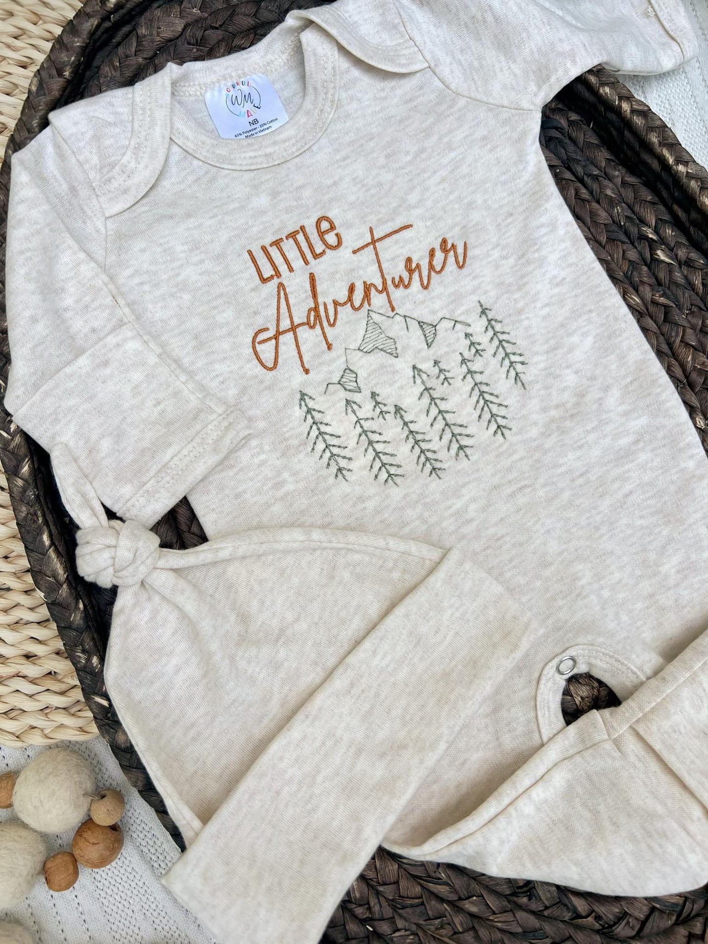 Baby Boy Mountain Outfit | Little Adventurer: Romper Only