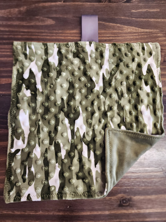 Green Camo Snuggle Blanket
