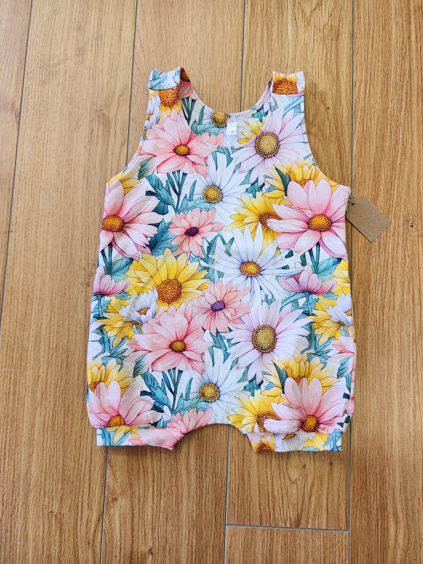 Summer Floral Shortie Romper