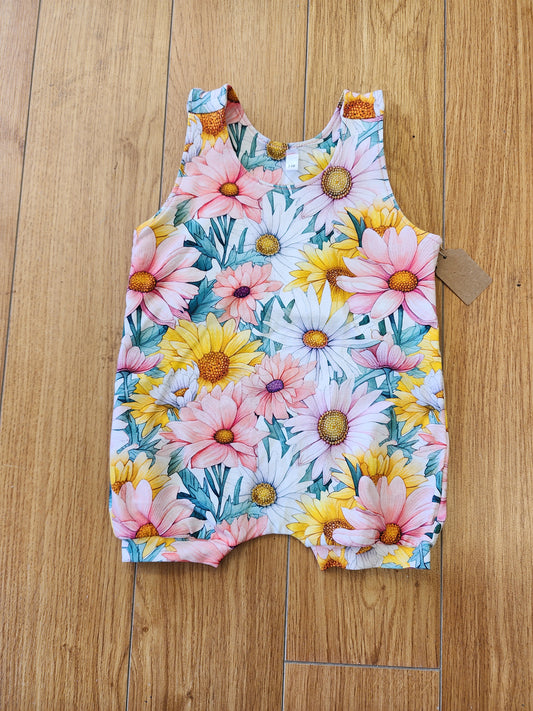 Summer Floral Shortie Romper