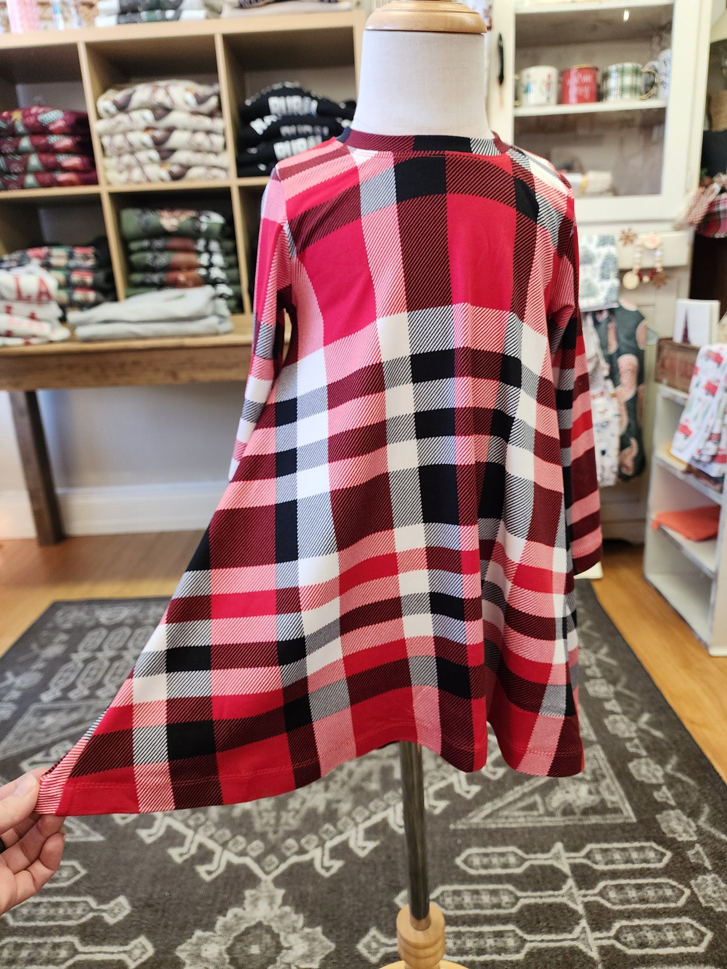 Plaid Swing Dress
