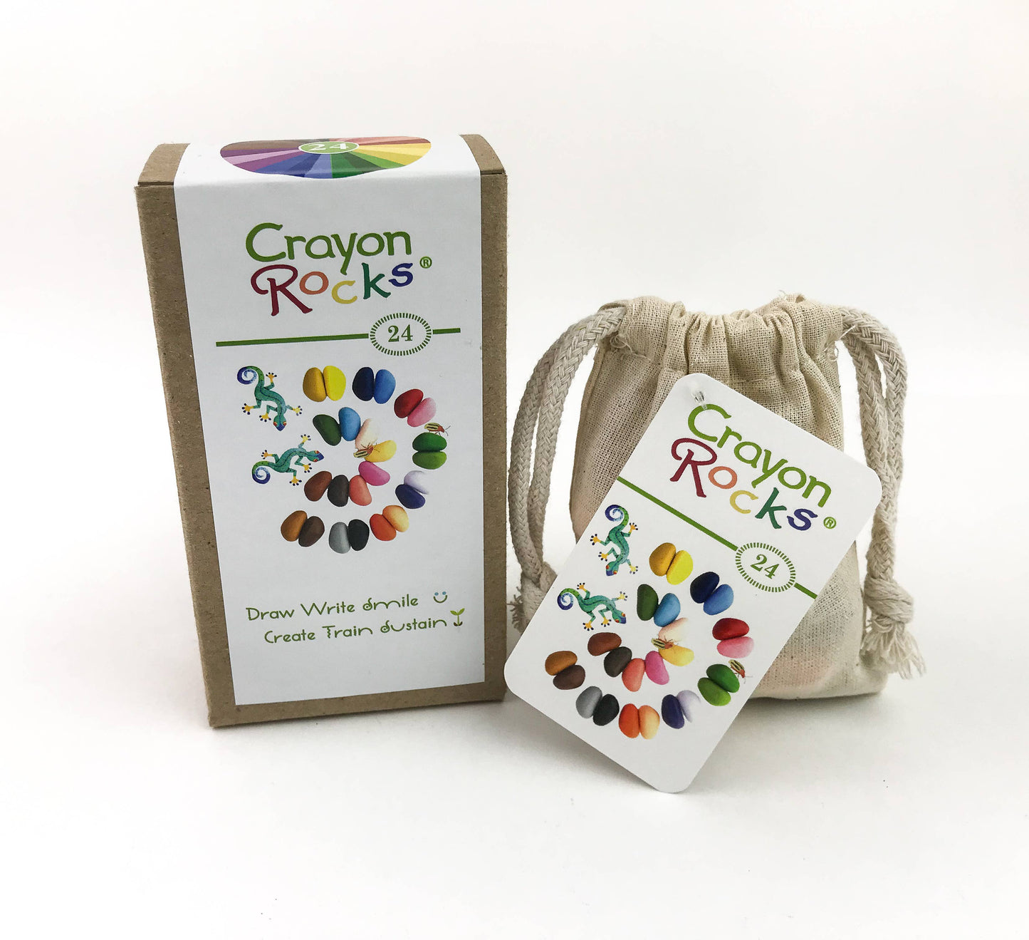 24 Colors in a Muslin Bag-includes the People Pebble colors