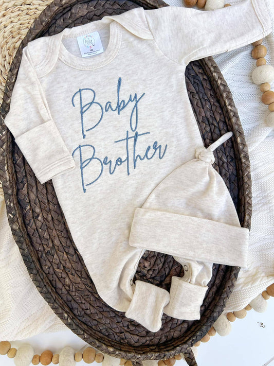 Baby Romper | Baby Brother Blue - Baby Brother