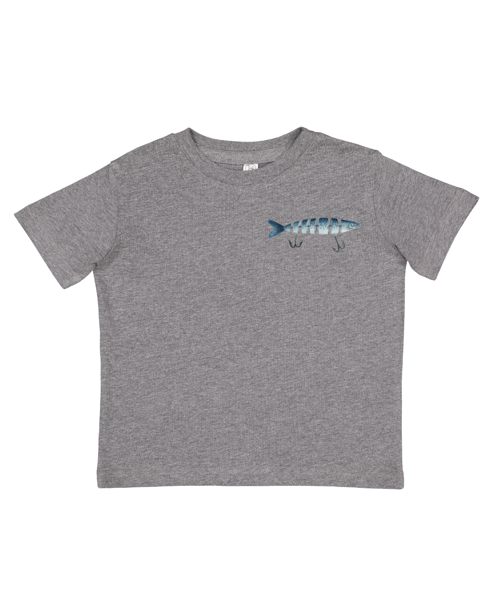 Keepin' It Reel Kid's Fishing Tee: Light Blue