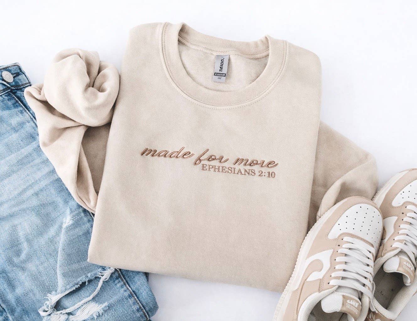 Embroidered Made for More Sweatshirt