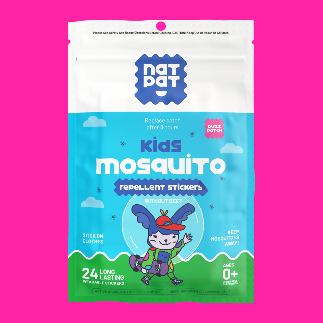 NATPAT BuzzPatch - Mosquito & Insect Repellent Stickers
