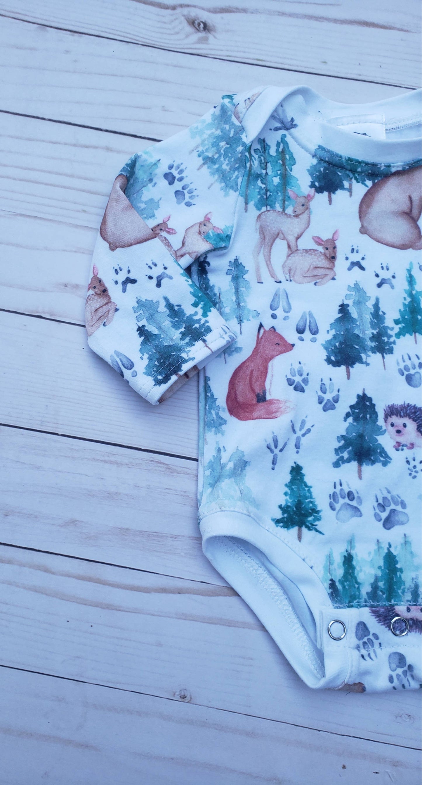 Woodland Bodysuit Long sleeve