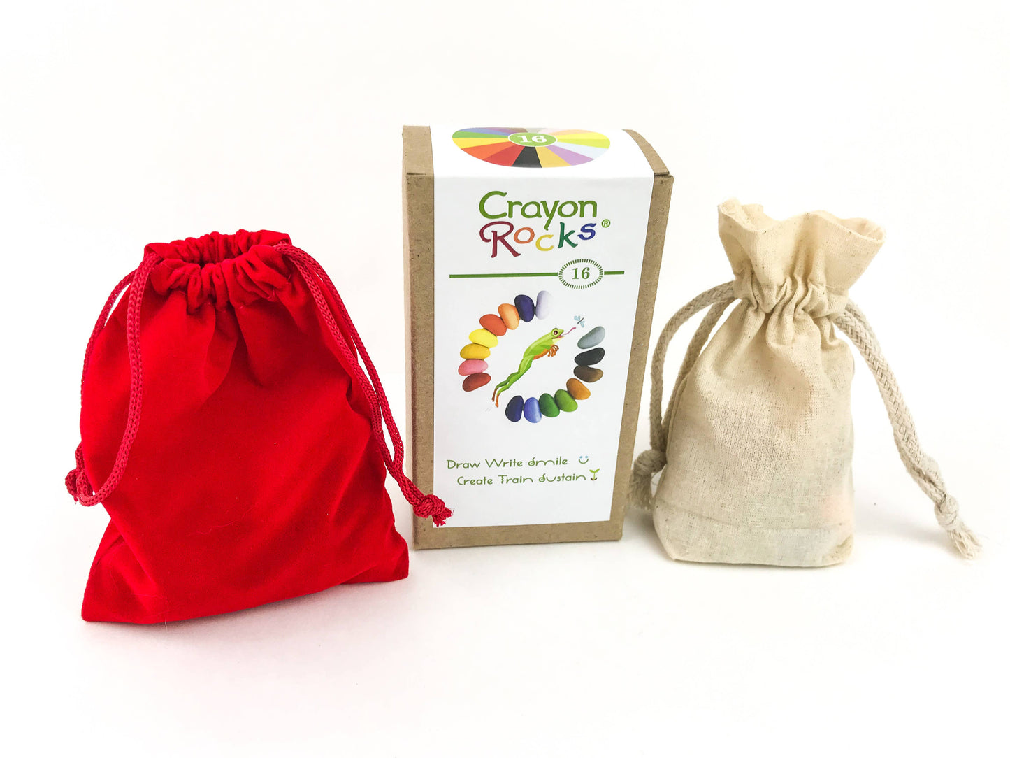 16 Colors in a Muslin Bag