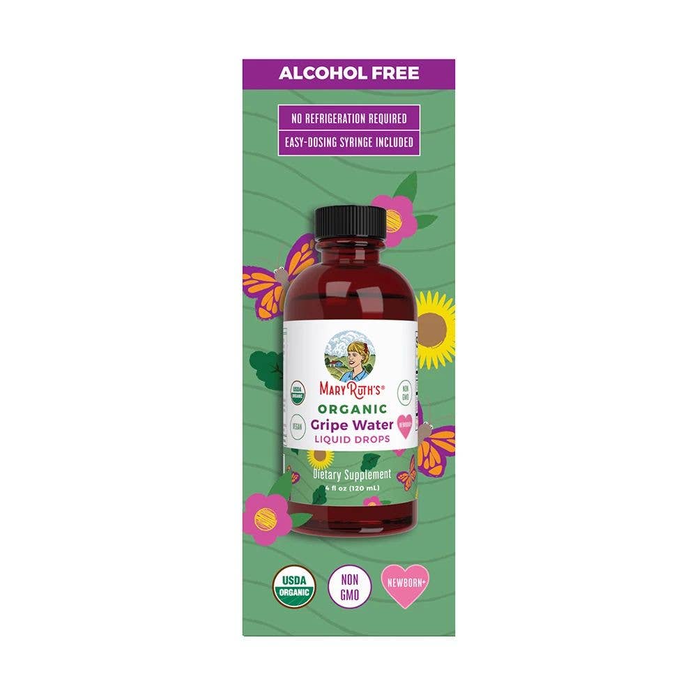 Organic Gripe Water Liquid Drops, Supplement for Babies
