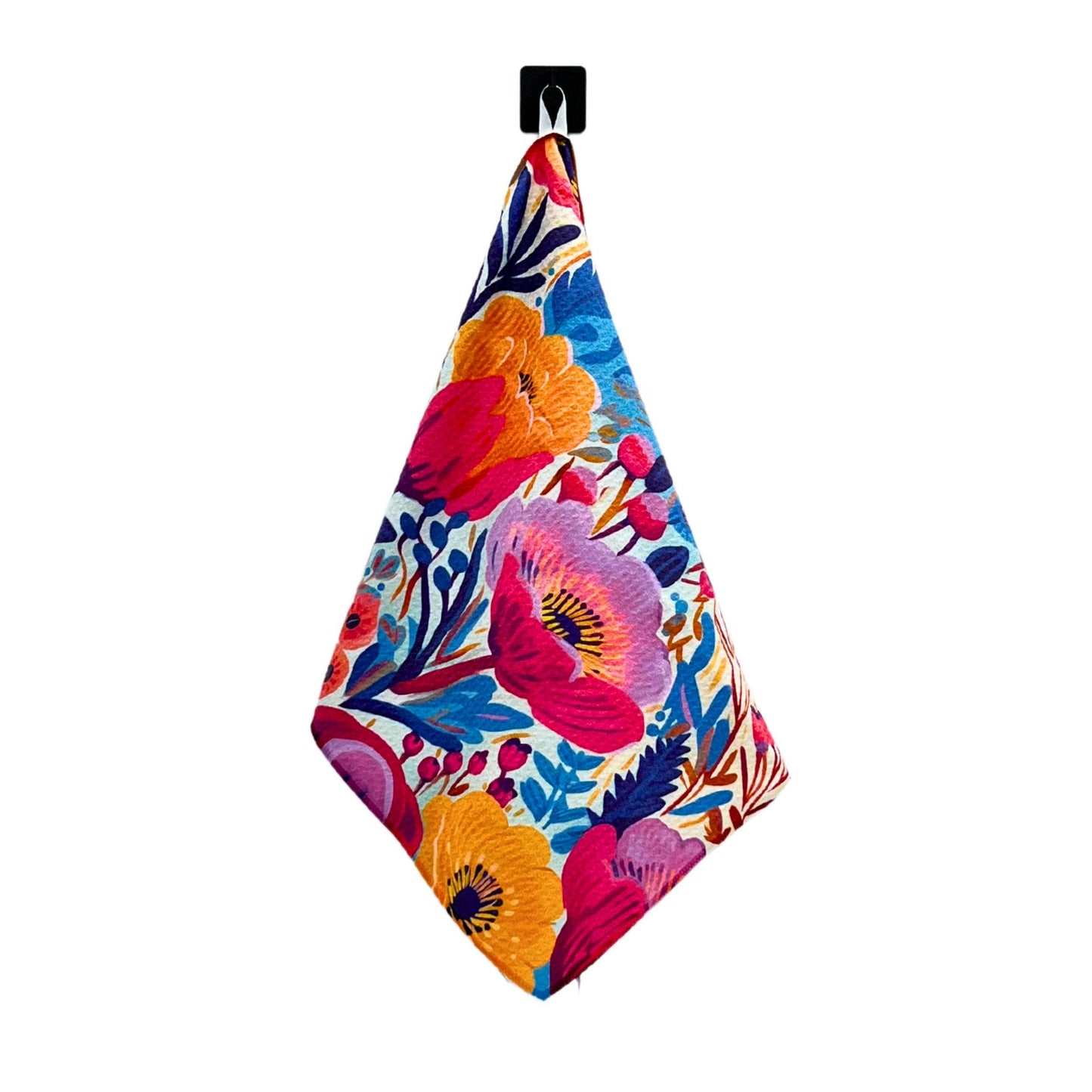 Summer Flower Bloom Kitchen Waffle Towels - Home Decor
