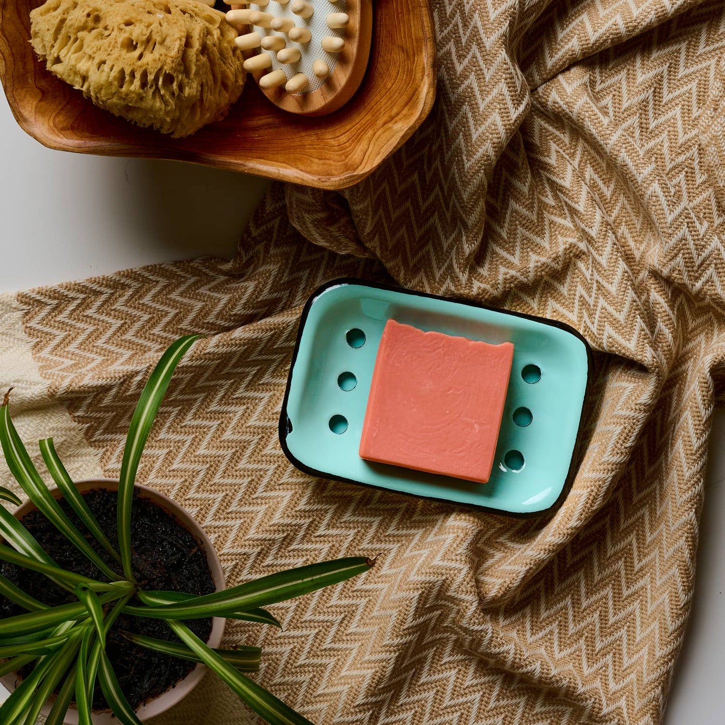 Patchouli + Lavender + Geranium Bar Soap | Blush