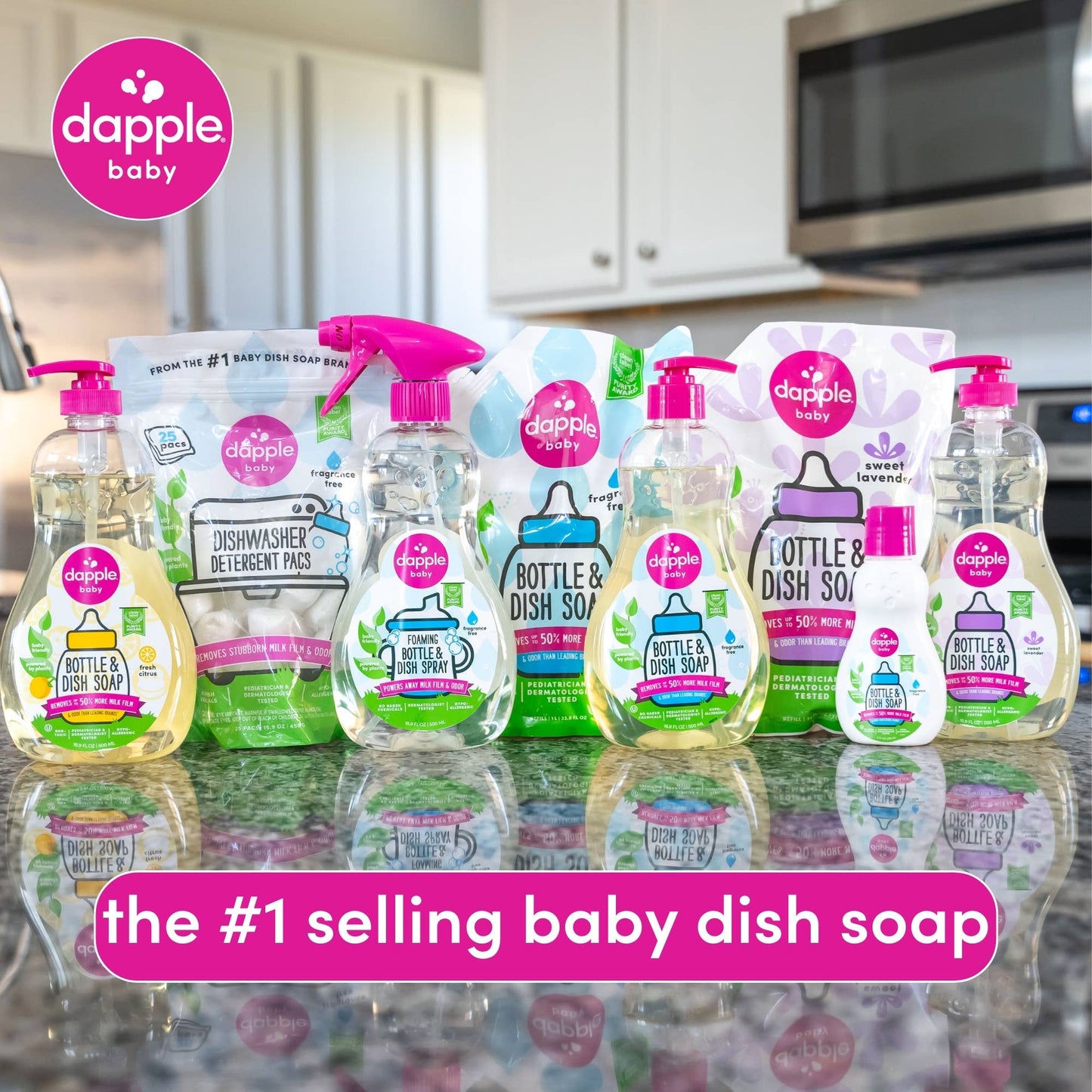 Dapple Baby On the Go Dish Soap Travel Size