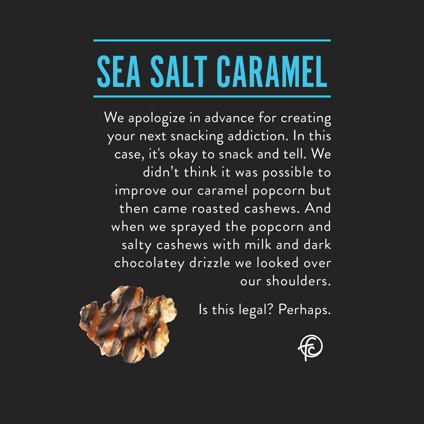 Sea Salt Caramel | Caramel Corn Chocolate Popcorn | bags