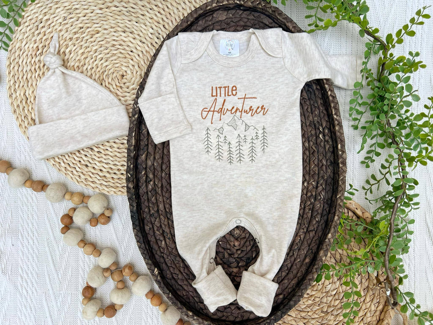 Baby Boy Mountain Outfit | Little Adventurer: Romper Only