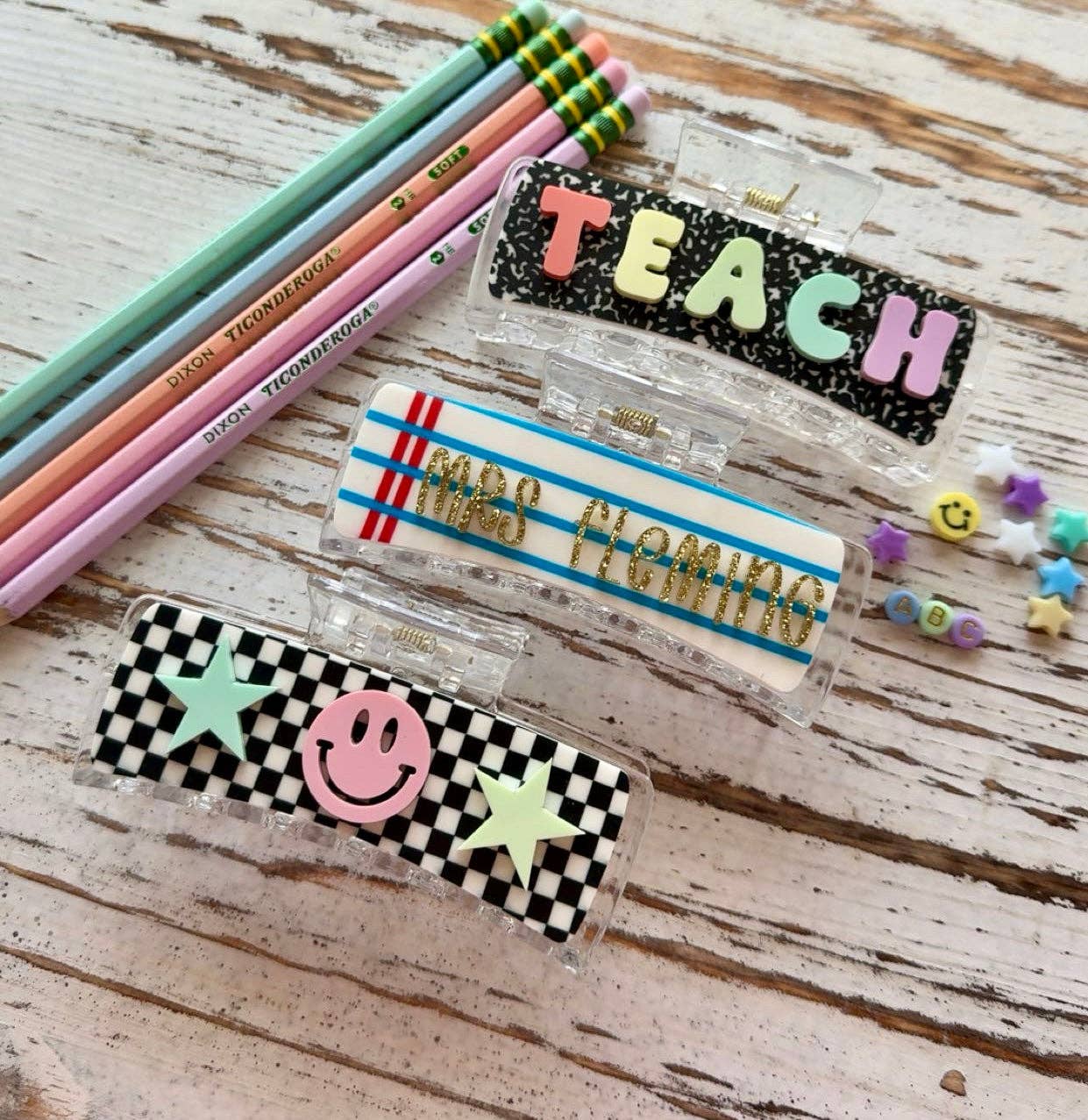 Teacher Claw Clips