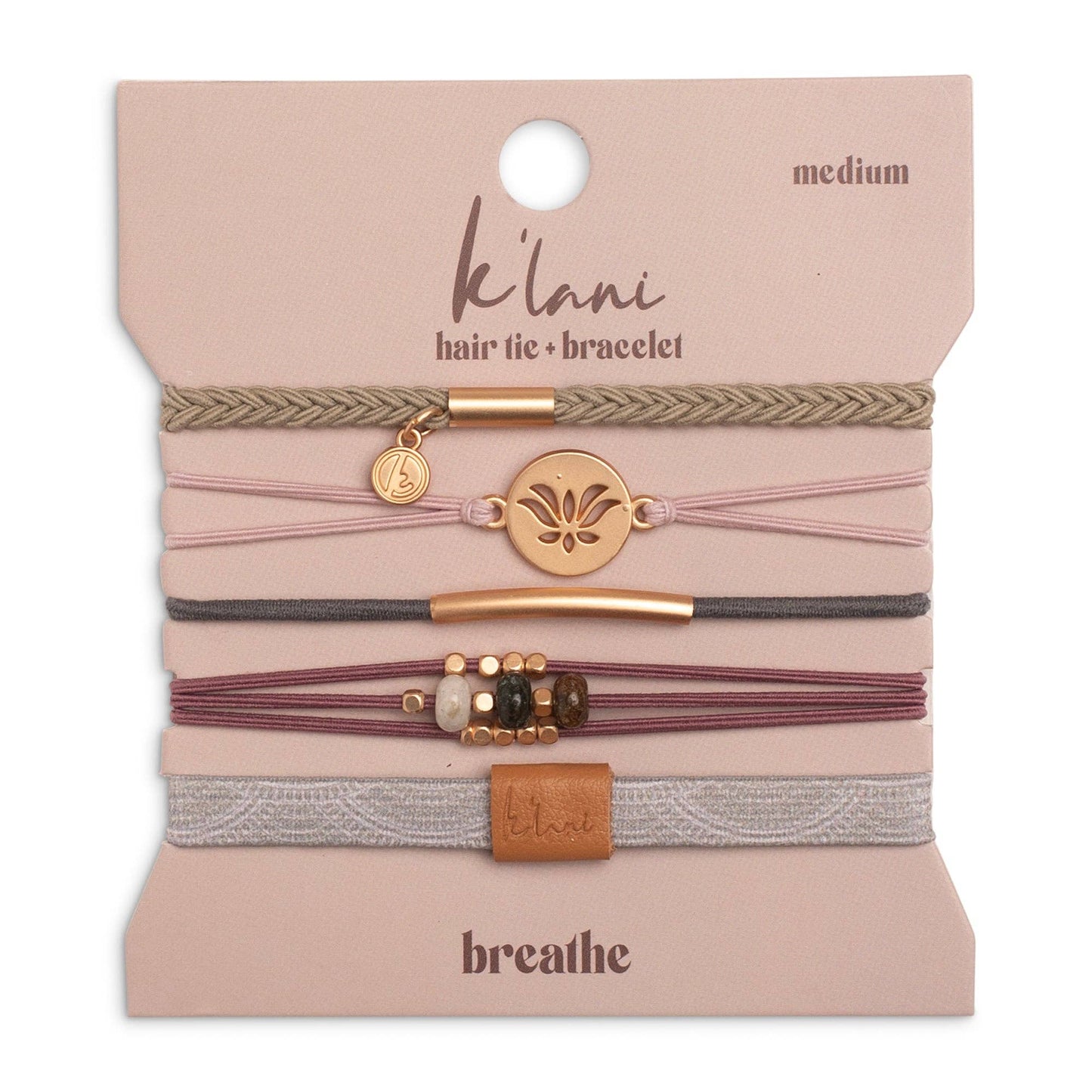Breathe Hair Tie Bracelets: Medium