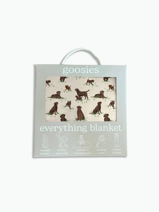 Chocolate Lab Dogs - Everything Blanket
