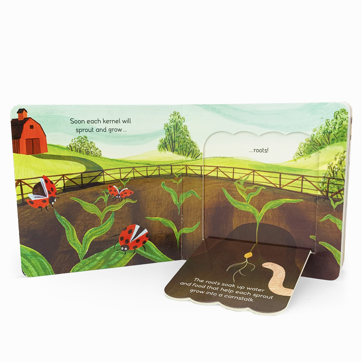 John Deere Kids Plant & Grow Farm Lift a Flap Board Book