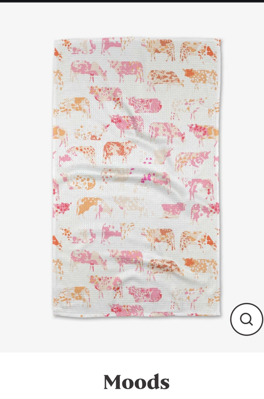 Moods Geometry Tea Towel