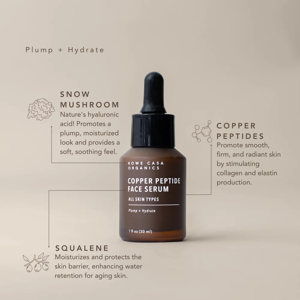 Copper Peptide Face Serum | 1 Oz