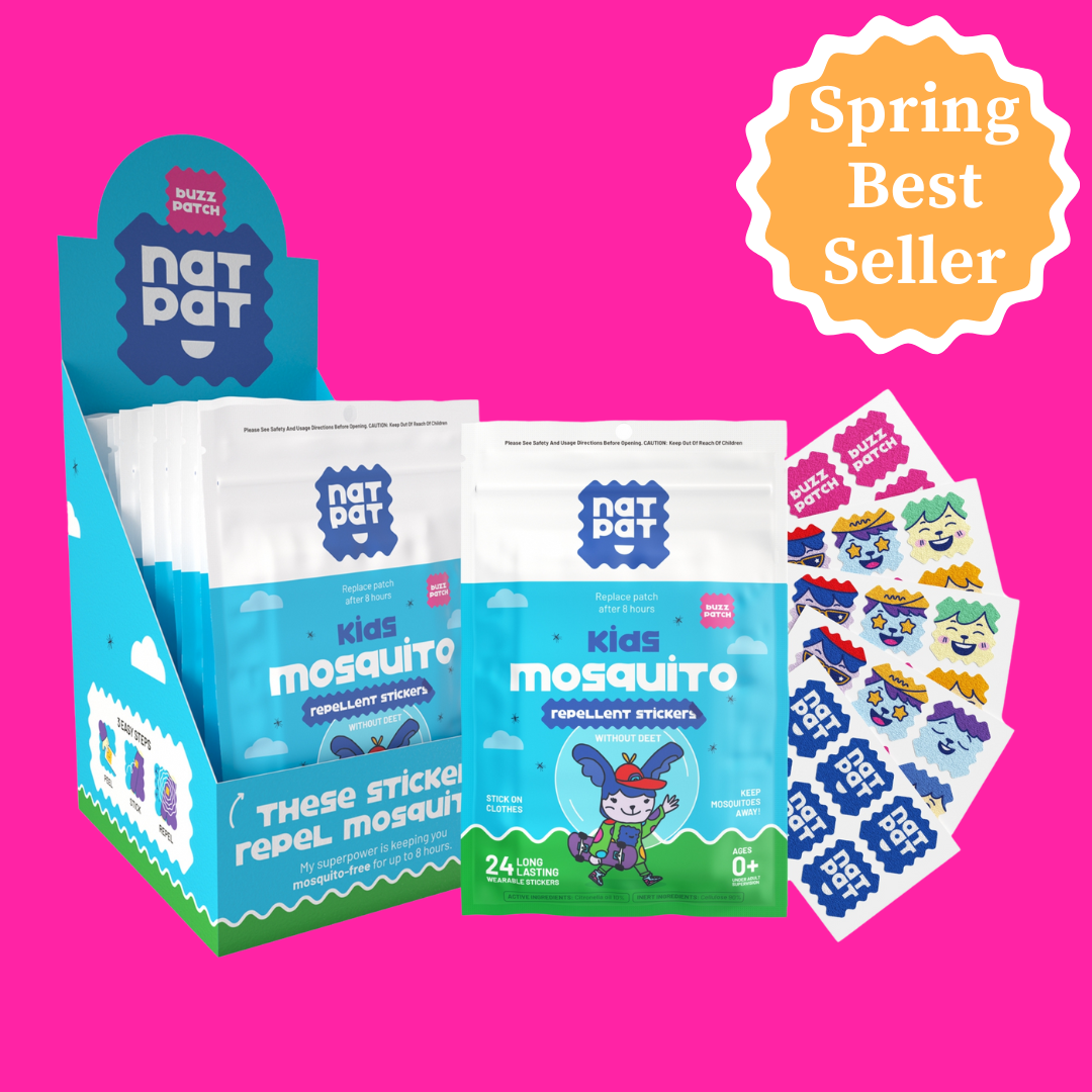NATPAT BuzzPatch - Mosquito & Insect Repellent Stickers