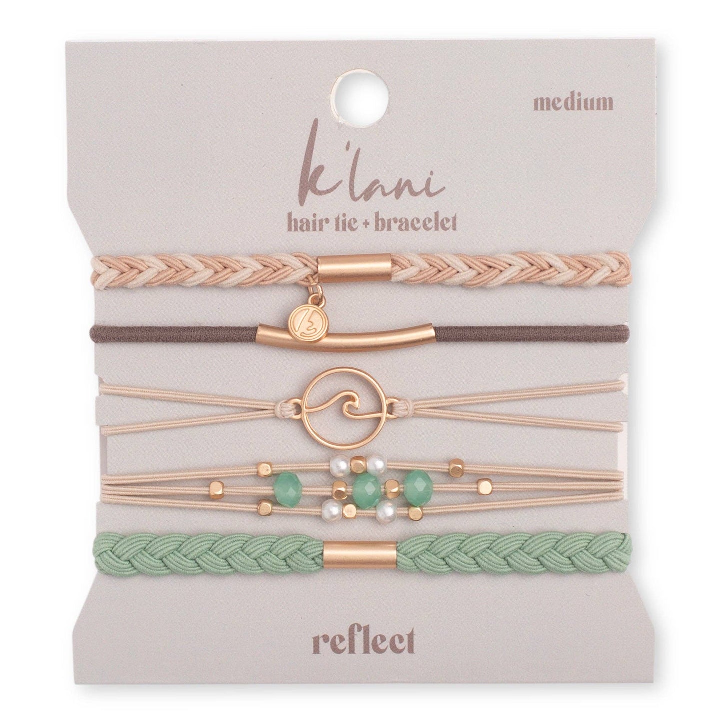 Reflect Hair Tie Bracelets: Medium