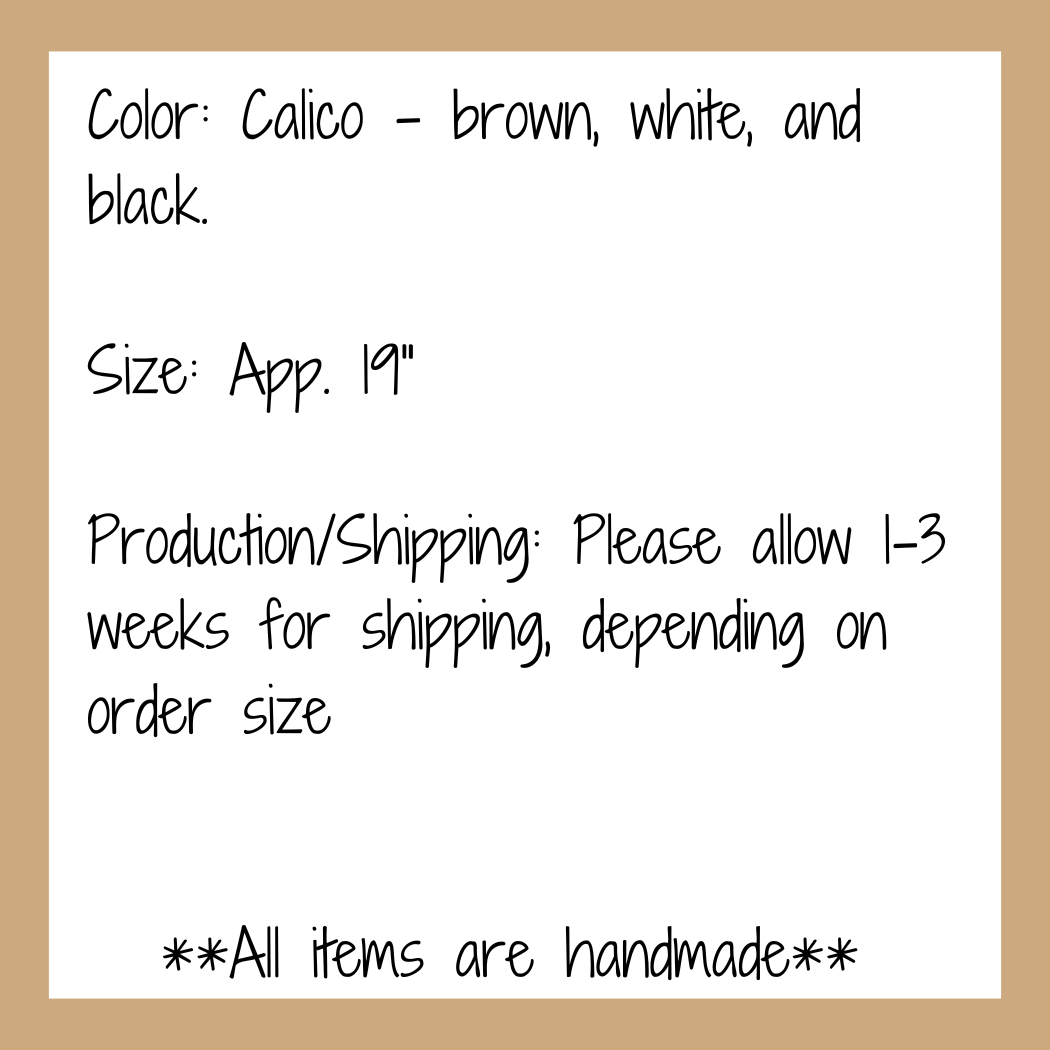 Cupcake the Cat Crochet Lovey