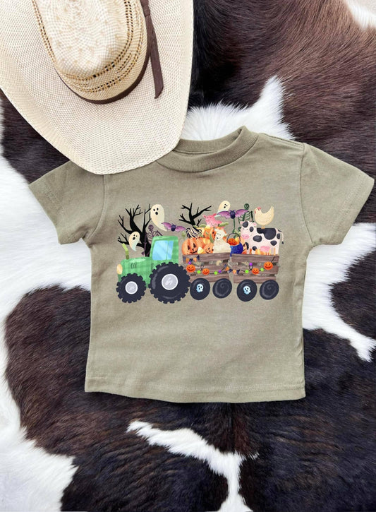 Tractor Halloween Tee