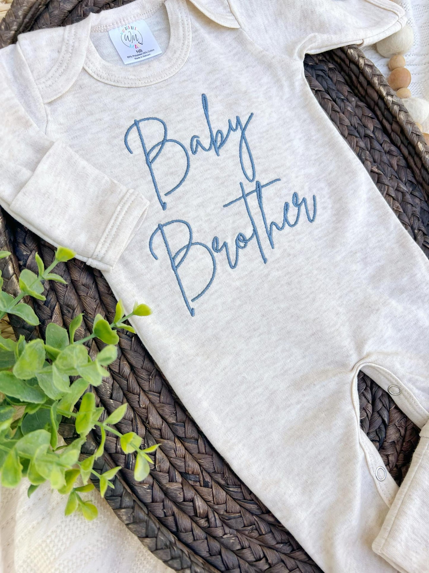 Baby Romper | Baby Brother Blue - Baby Brother