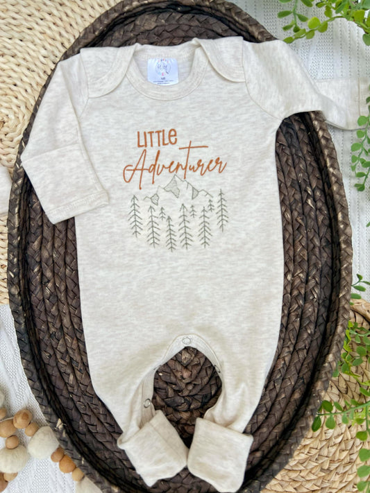 Baby Boy Mountain Outfit | Little Adventurer:  Romper Only