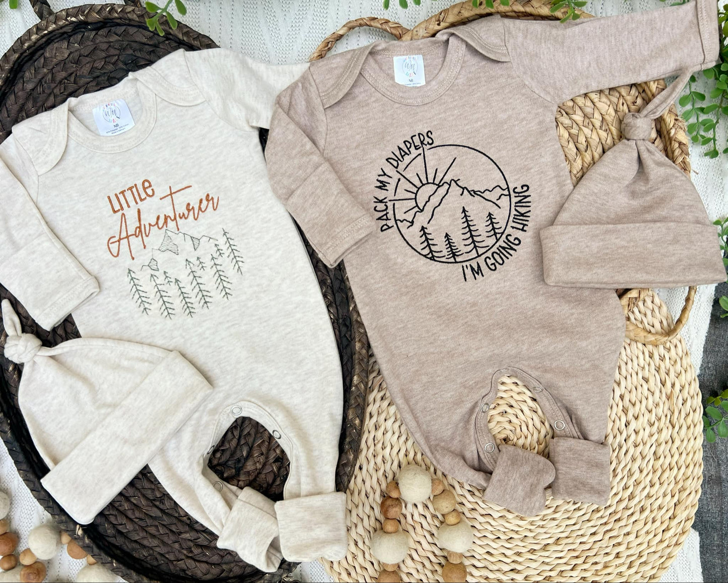 Baby Boy Mountain Outfit | Little Adventurer: Romper Only