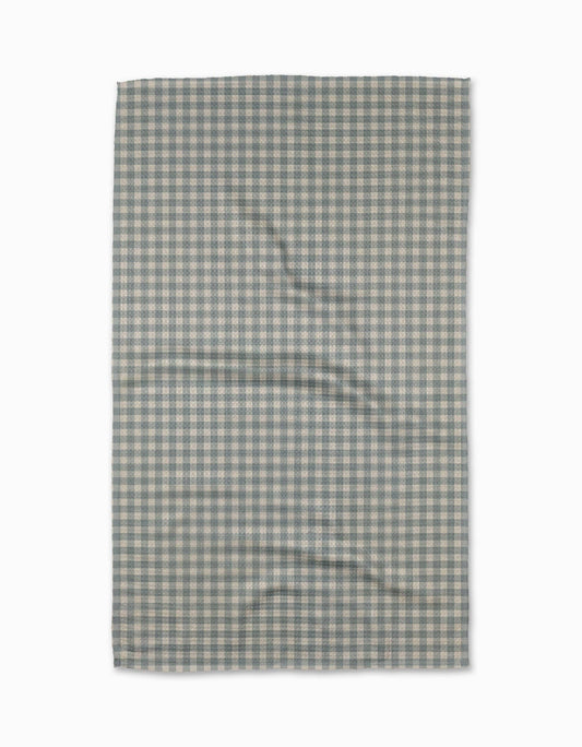Tidepool Check Tea Towel