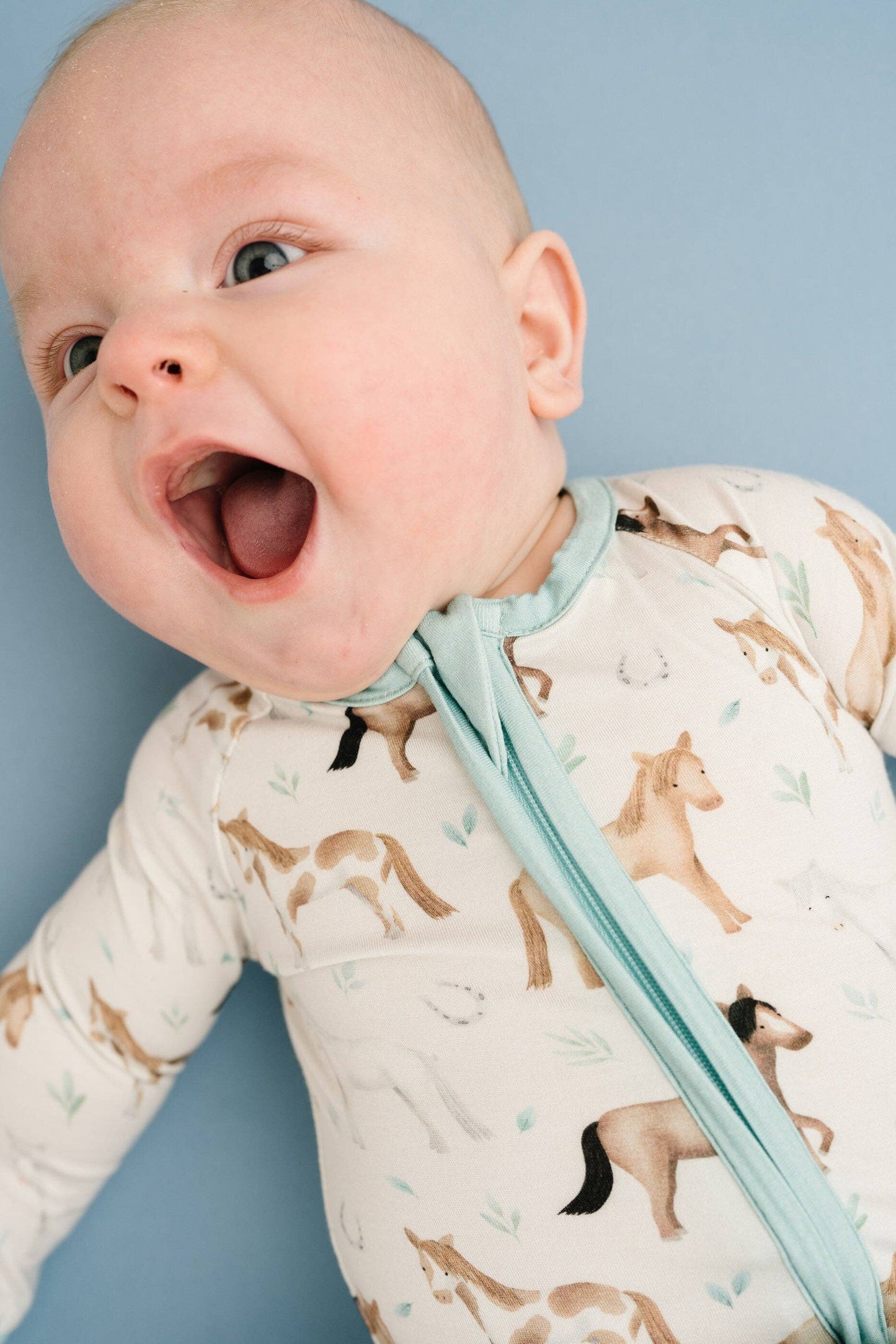 Prairie Gallop Bamboo Sleeper: 0-3M
