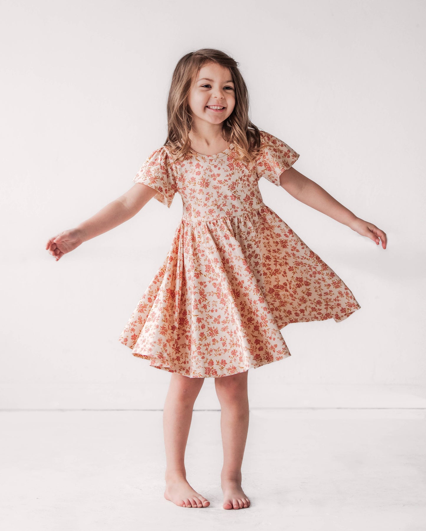 Twirl Dress- Blush Floral