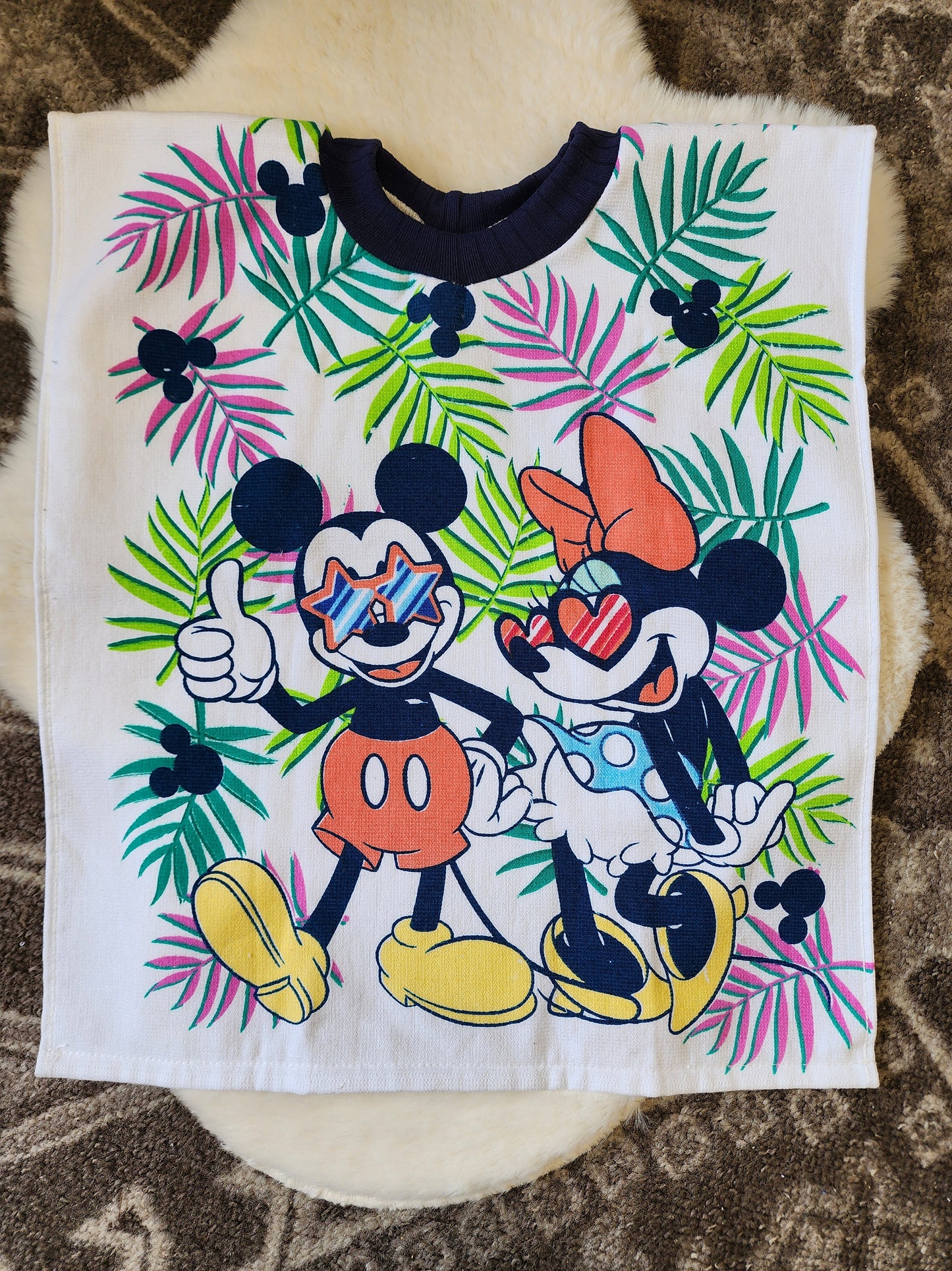 M&M Mouse Towel Bib