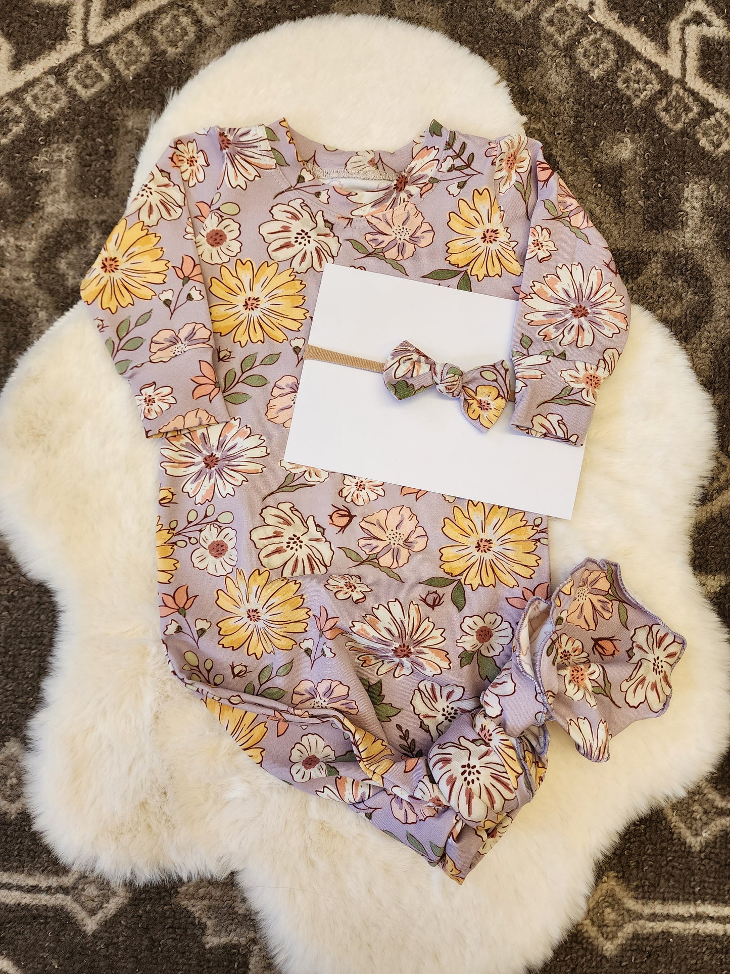 Fall Flowers Gown