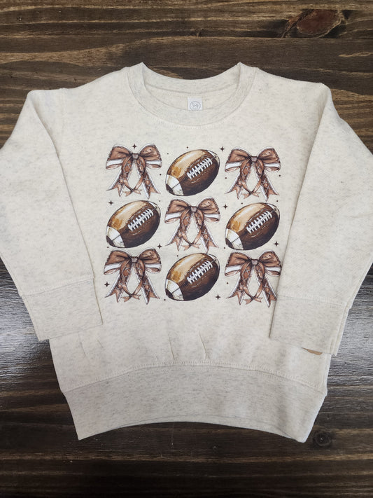 Toddler Football Crewneck