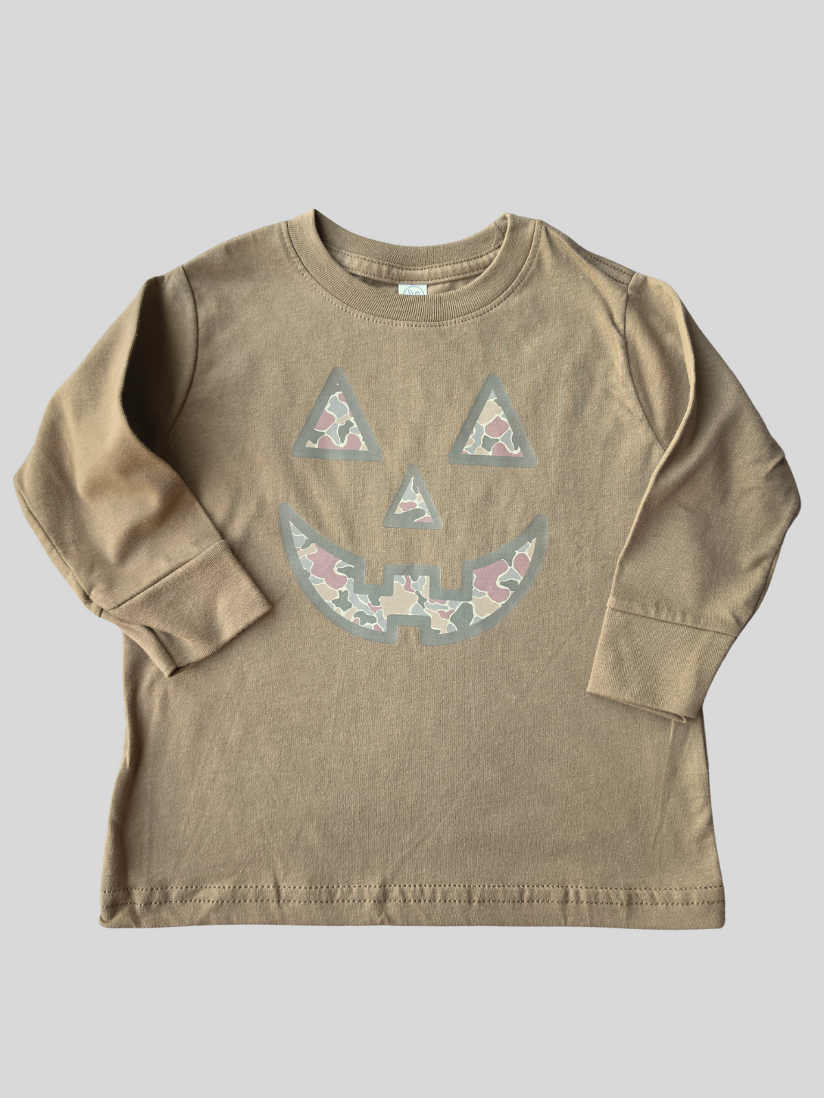 Camo Pumpkin Face