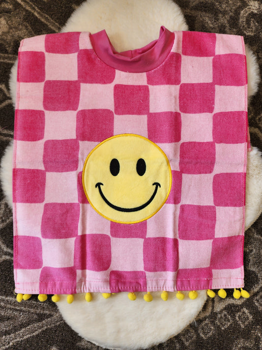 Smiley Face Towel Bib