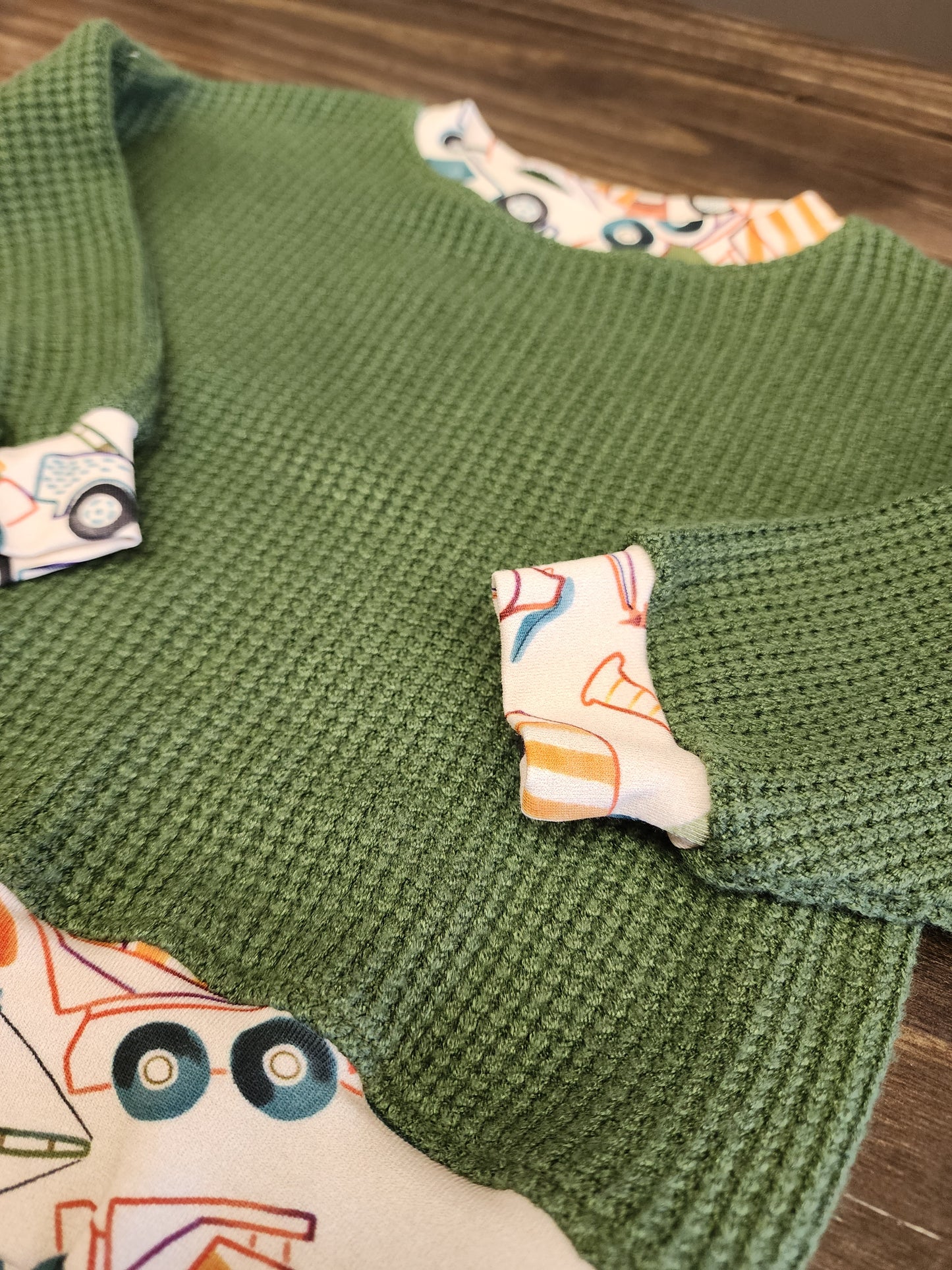 Green sweater