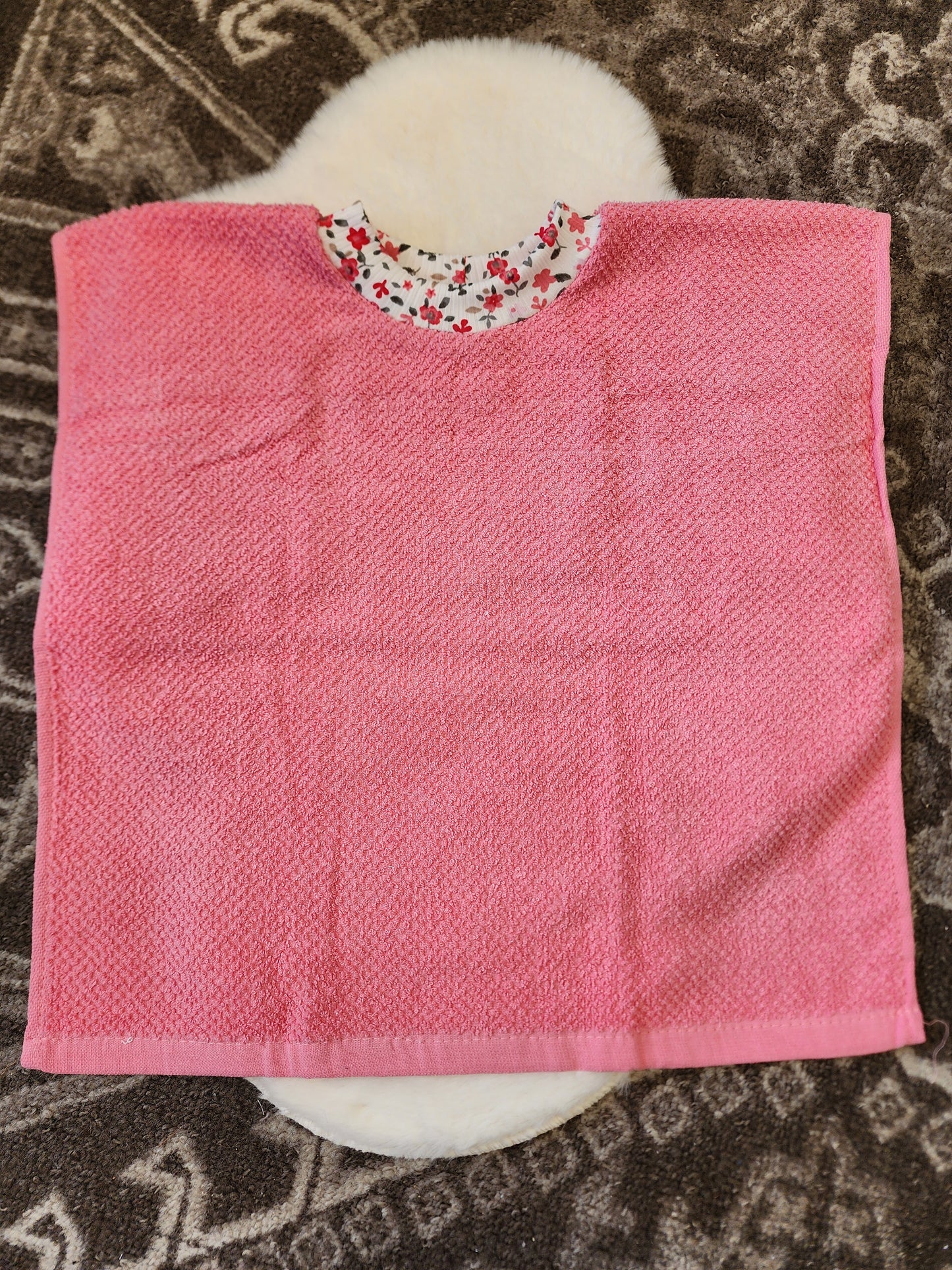 Pink Towel Bib