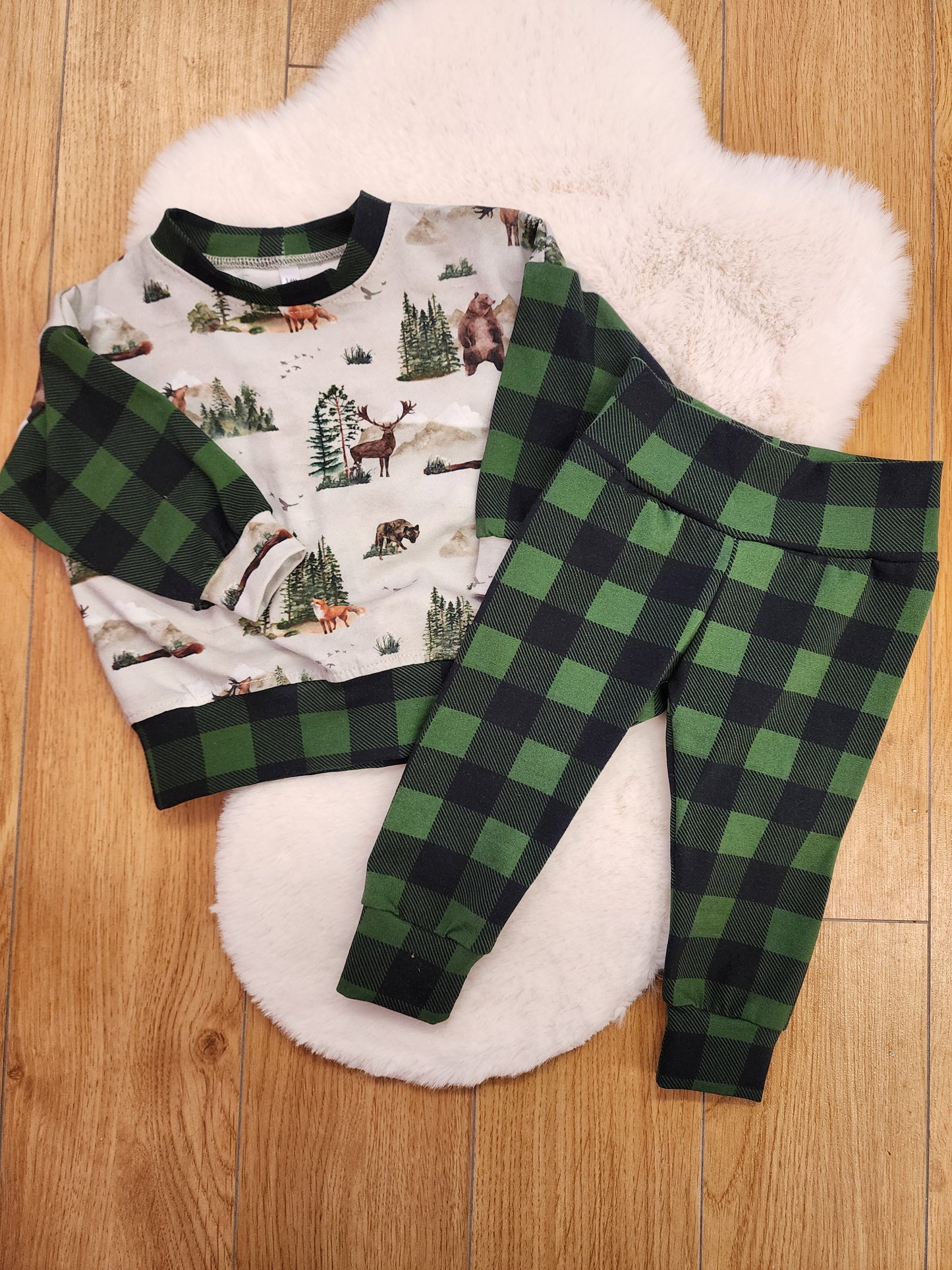 Woodland Plaid Set