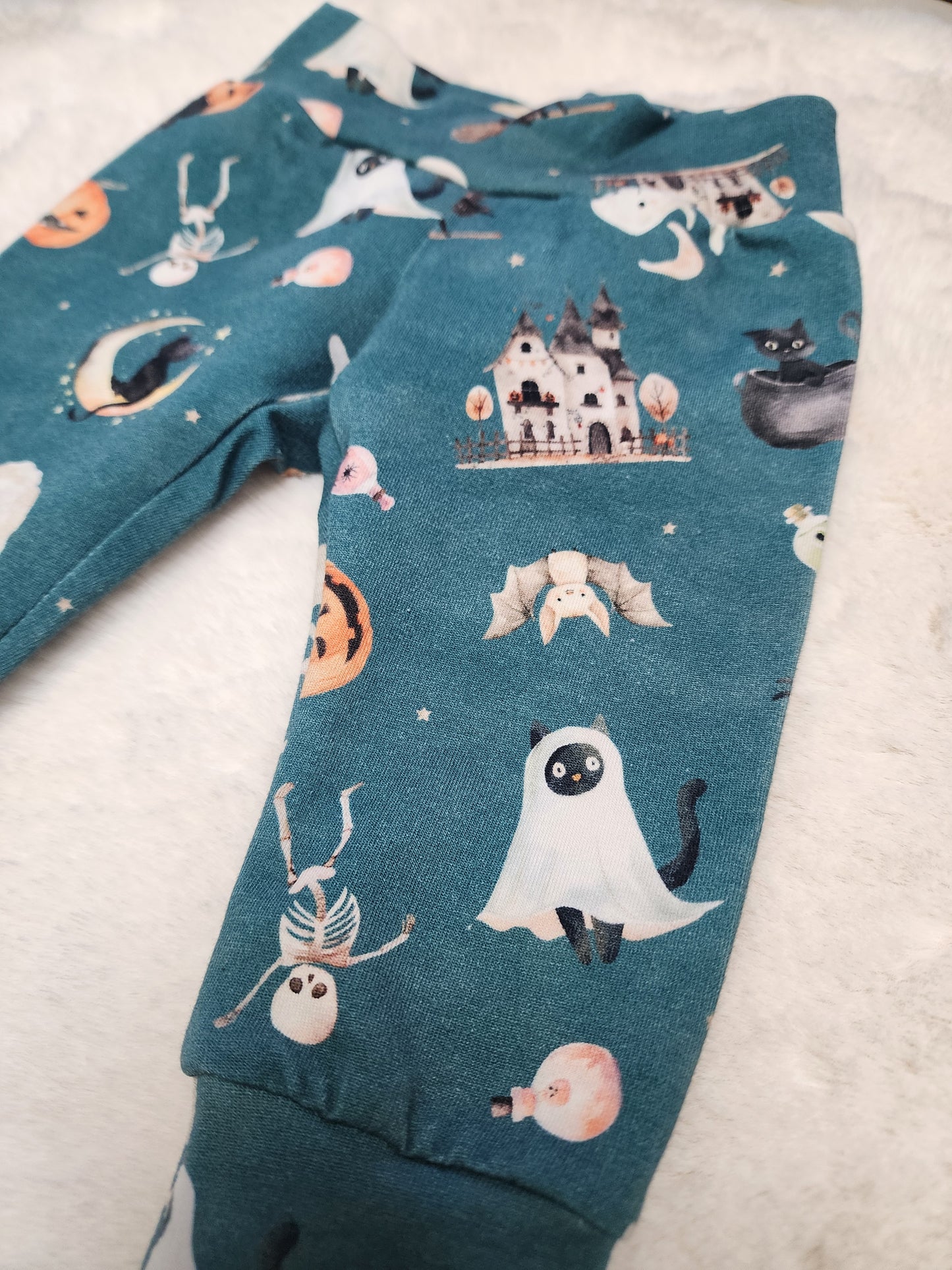 Teal Ghost+Friends Legging