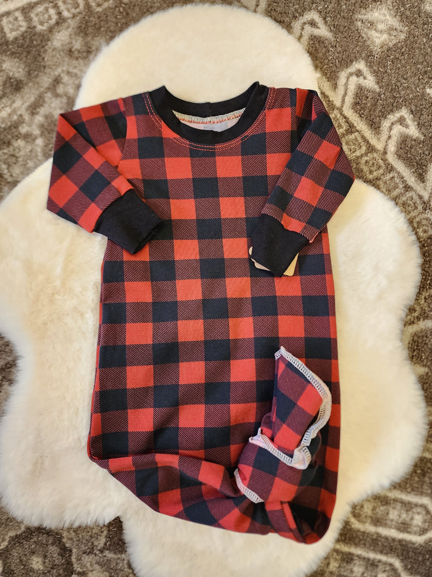 Buffalo Checked Knit Gown