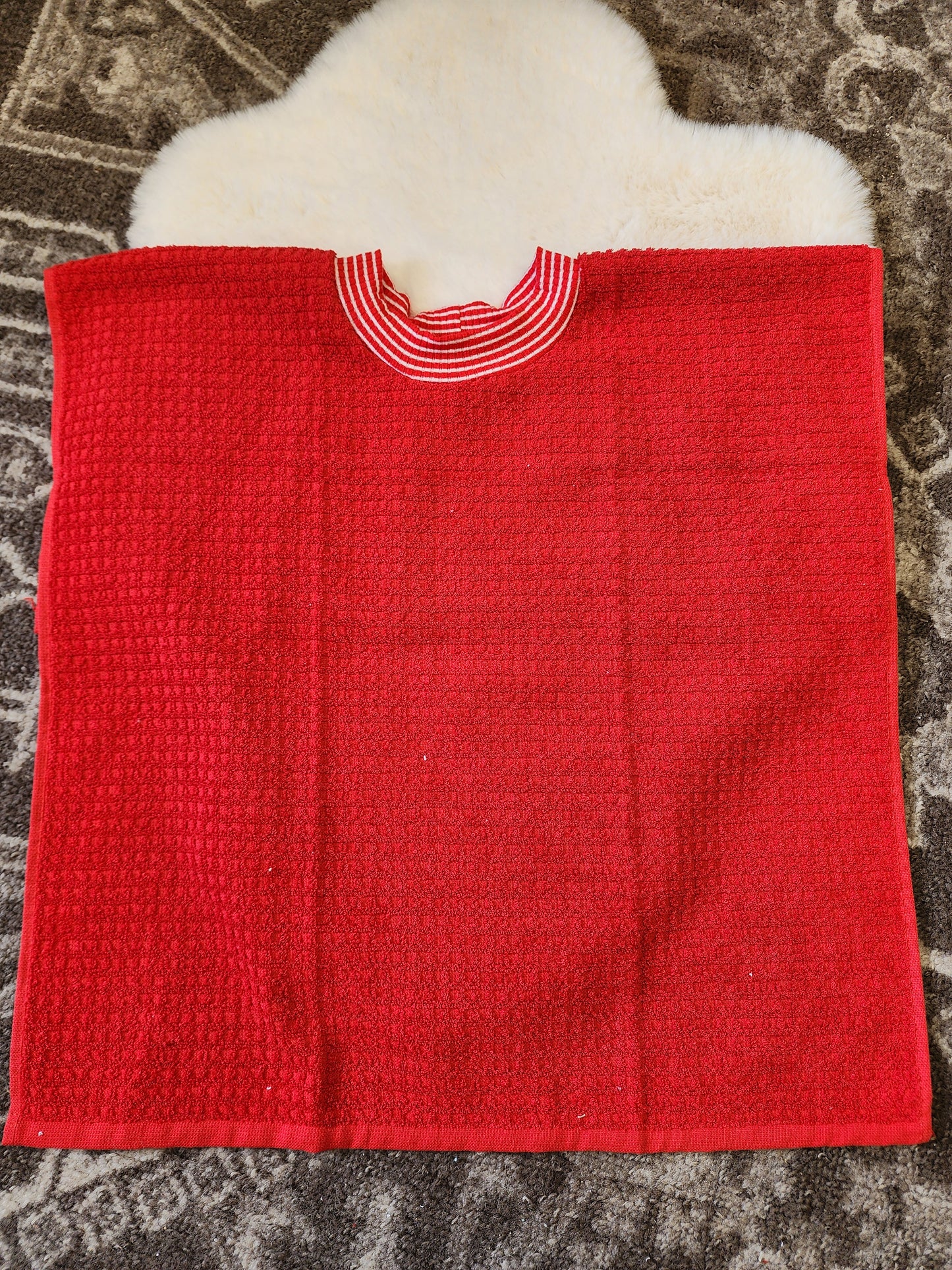 Red Towel Bib