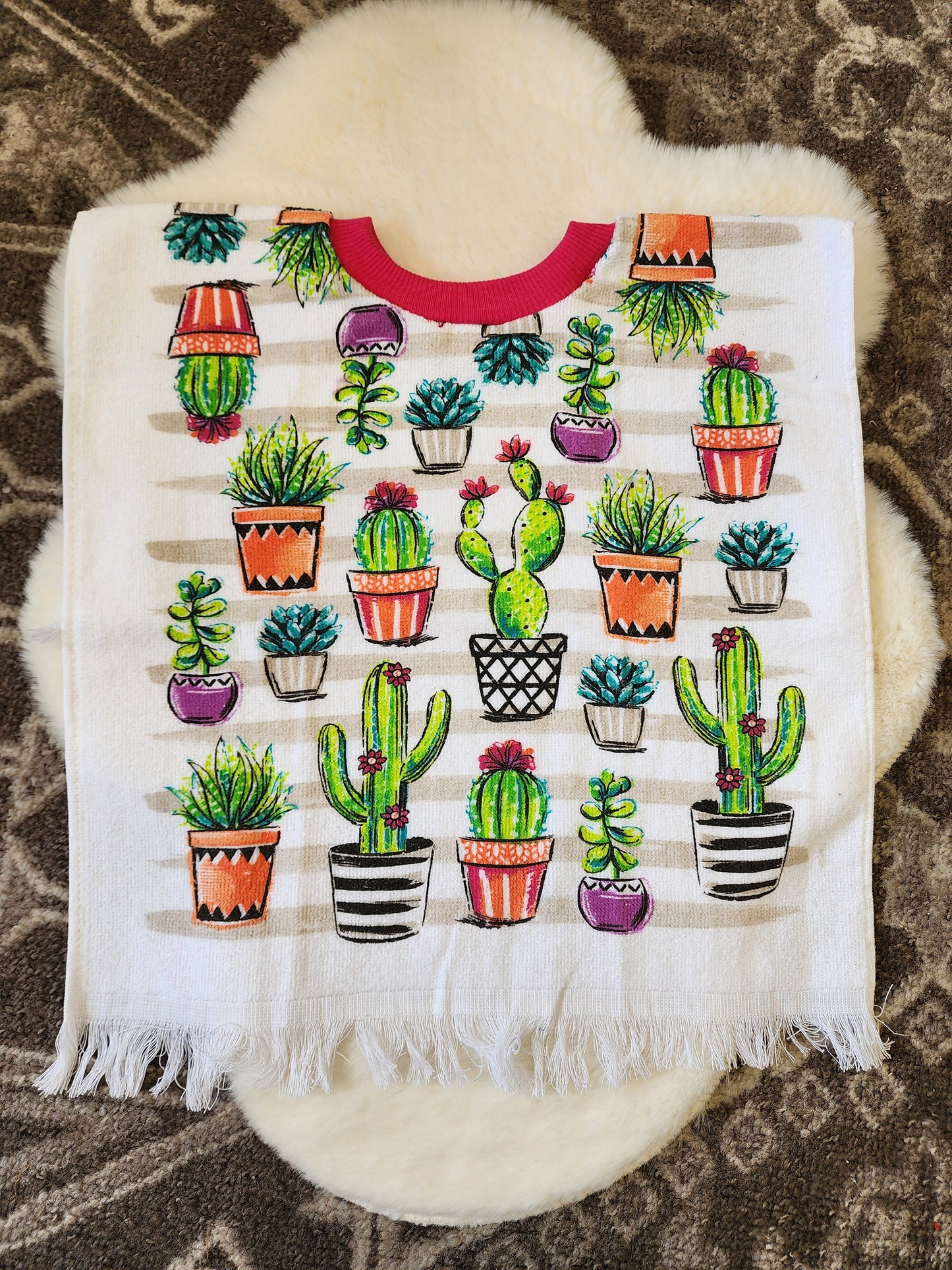 Plants Towel Bib